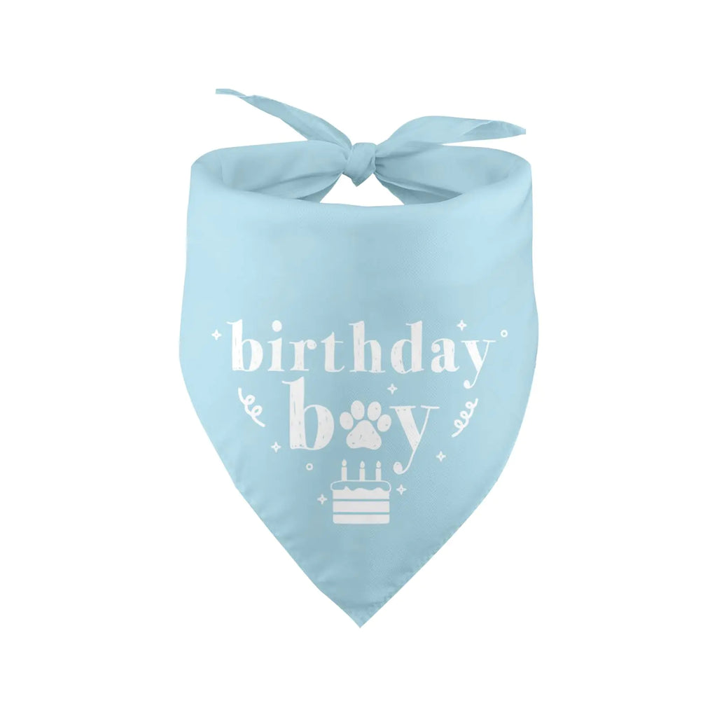 Birthday Boy Dog Bandana Dog Birthday Bandana Boy Blue Puppy Bandanas Boy Dog Birthday Decorations Photo Prop Pet Scarf Pet Accessories for Dog Lover
