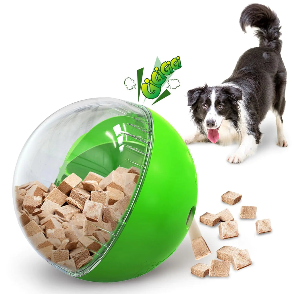 WELIKEIT Dog Food Toys Interactive - Dog Enrichment Toys for Boredom Treat Toys for Dogs Mental Stimulation Mentally Stimulating (Green)